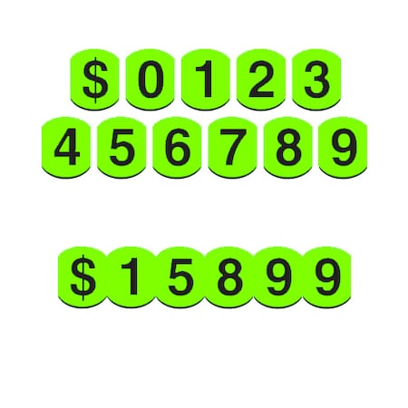 Ez Line 6" Tall Bubble Numbers 118-$